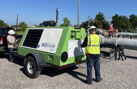 GoVAC FLEX system for pipeline evacuation