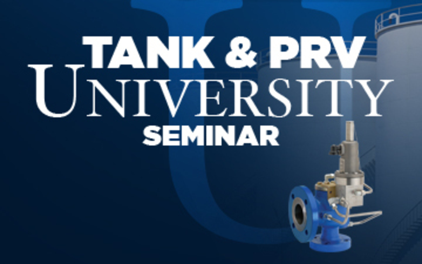 Tank and PRV University Seminar