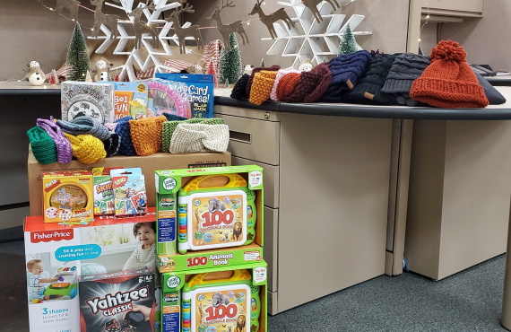 Solon team holiday donation 2020