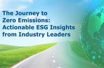 The Journey to Zero Emissions - ESG Webinar The Journey to Zero Emissions - ESG Webinar
