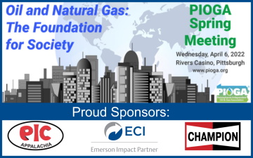 ECI, PIC-Appalachia and Champion Sponsor PIOGA ECI, PIC-Appalachia and Champion Sponsor PIOGA Spring Meeting