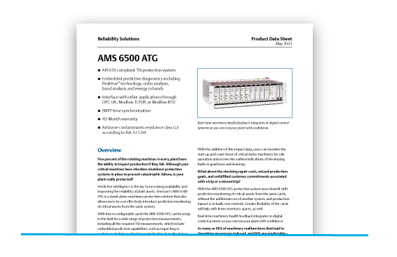 AMS 6500 ATG Data Sheet